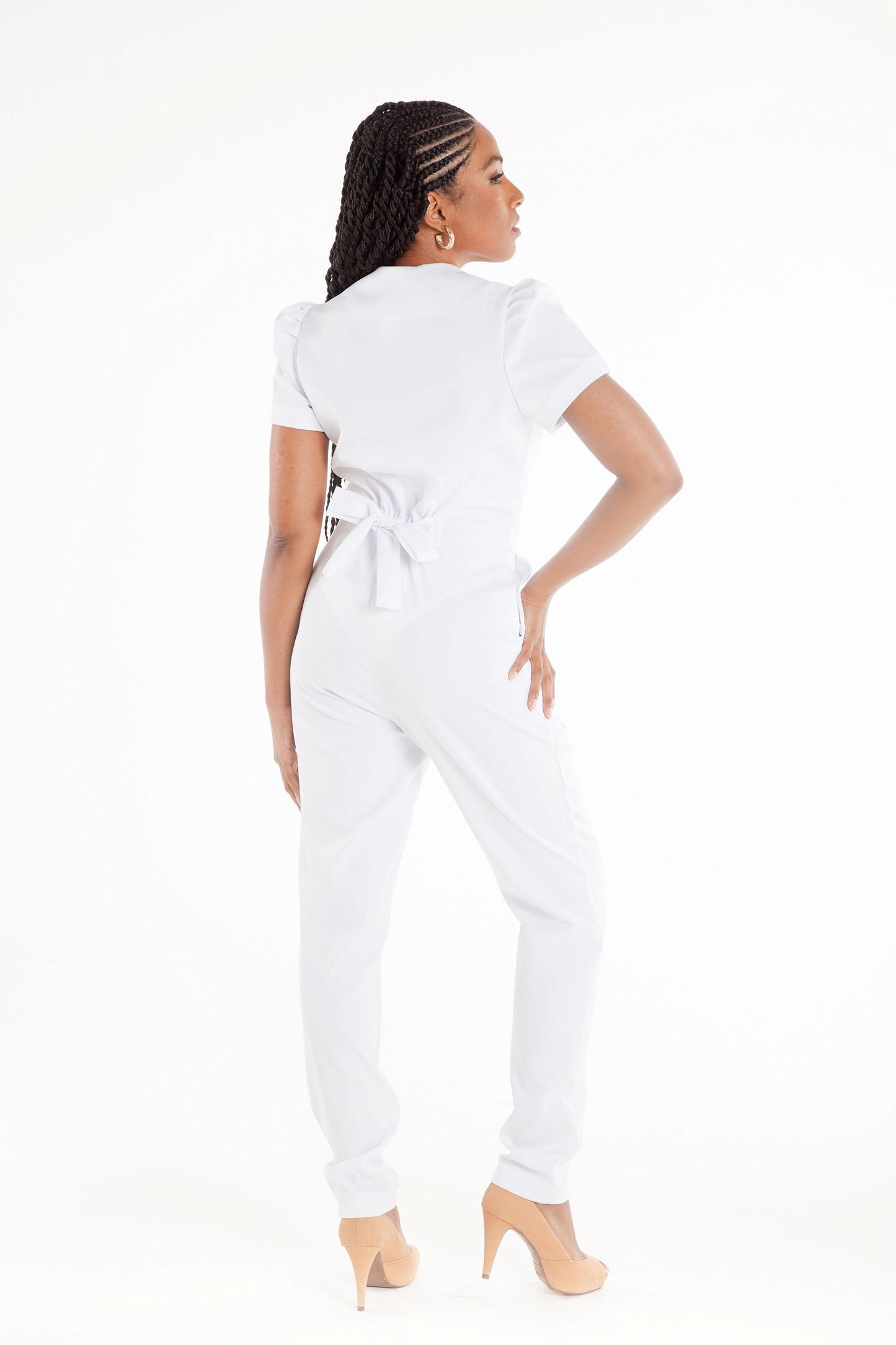 Women's Short Sleeve Surgical Jumpsuit