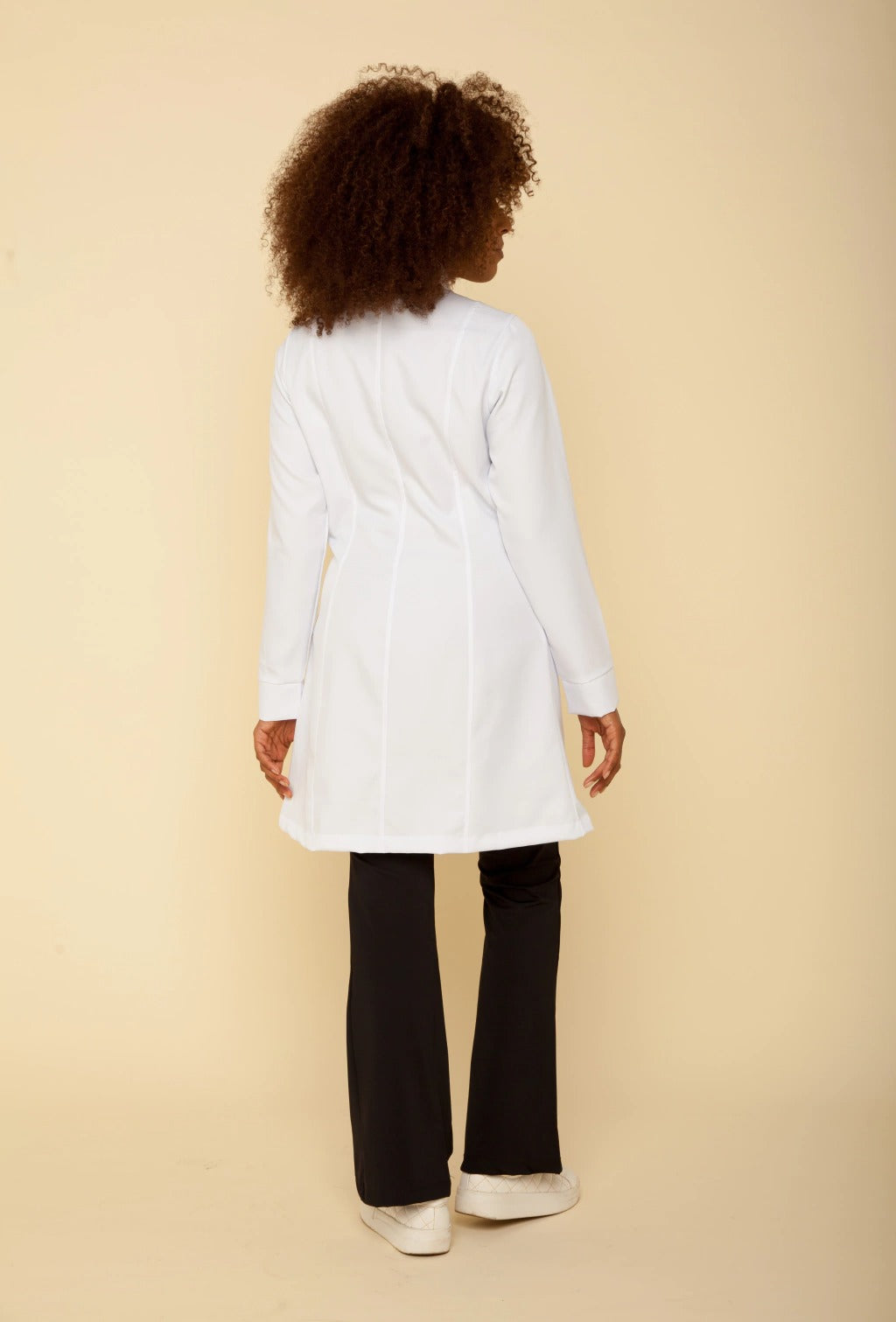 Women's Lab Coat Long Sleeve Marselhe White