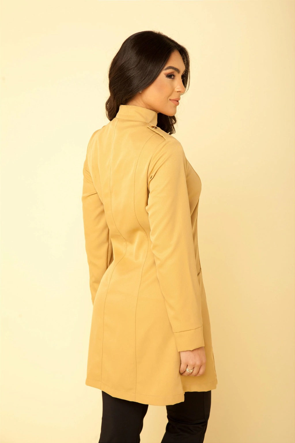 Women's Lab Coat Long Sleeve Paris Caramel