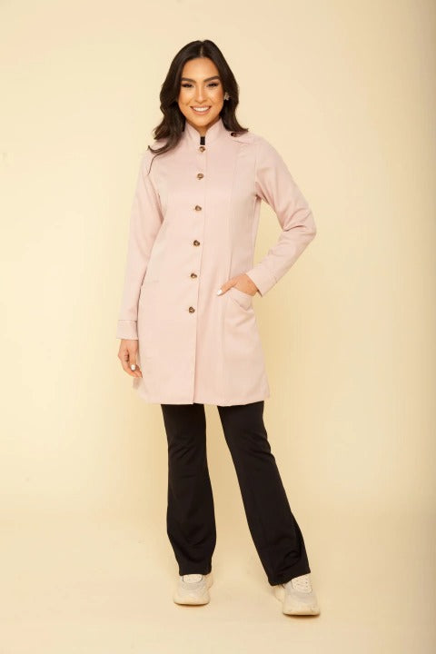 Women's Lab Coat Long Sleeve Paris Rose